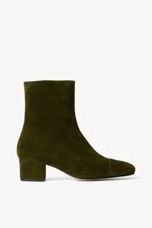 STAUD Boots | The Boot Shop<AIMEE SHORT BOOT  OLIVE SUEDE