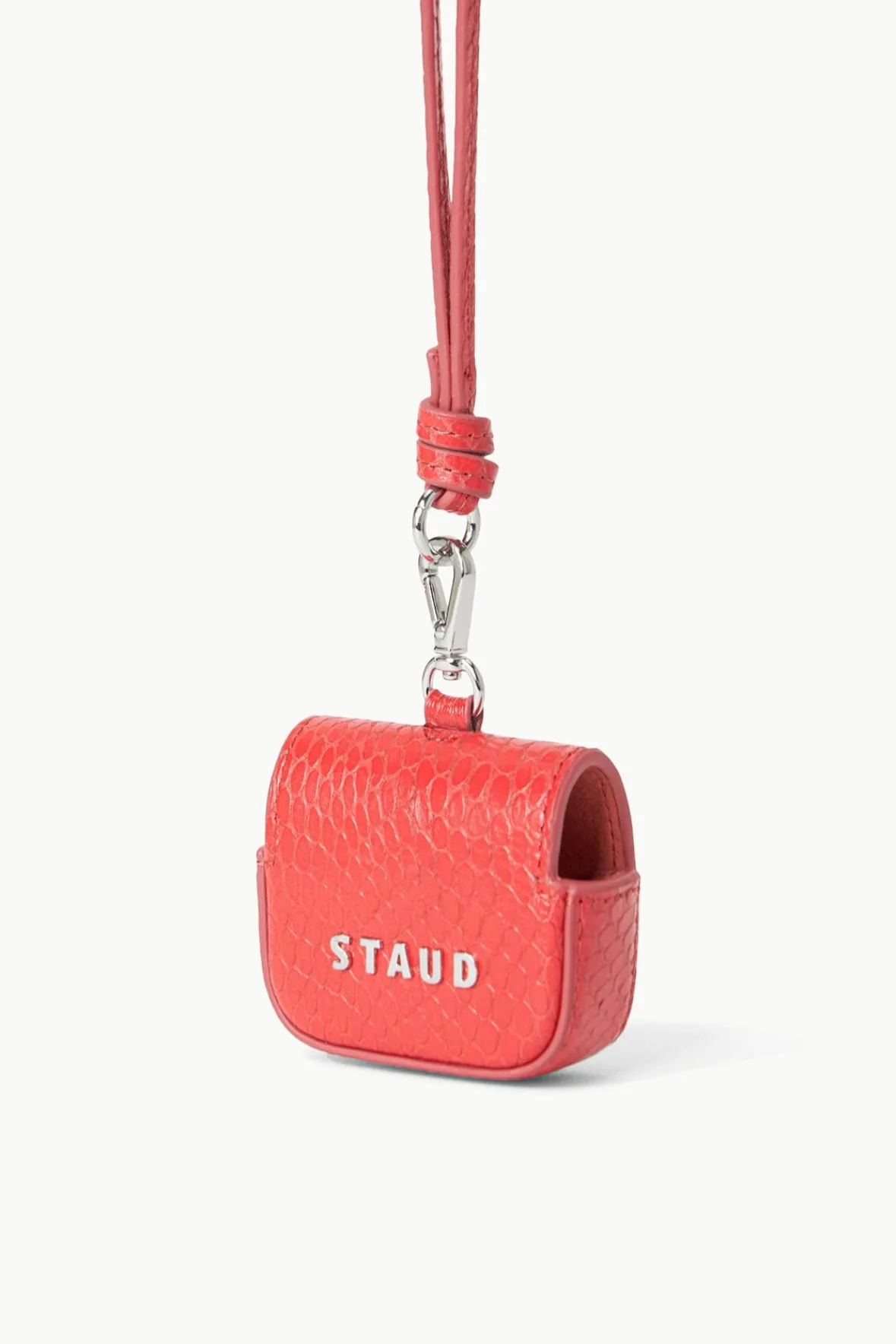 STAUD Small Leather Goods | Necklaces<AIRPOD PRO CASE RED ROSE