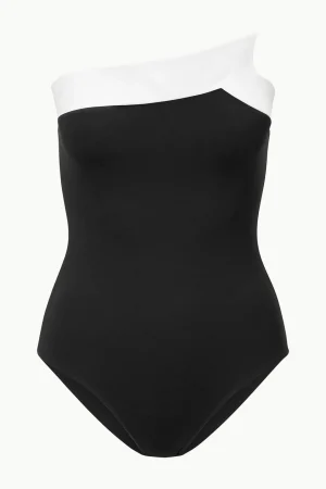 STAUD One Pieces<ALEXANDRA ONE PIECE  BLACK WHITE