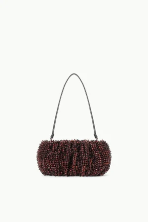 STAUD Beaded | Clutches<BEADED BEAN BAG MAHOGANY BLACK