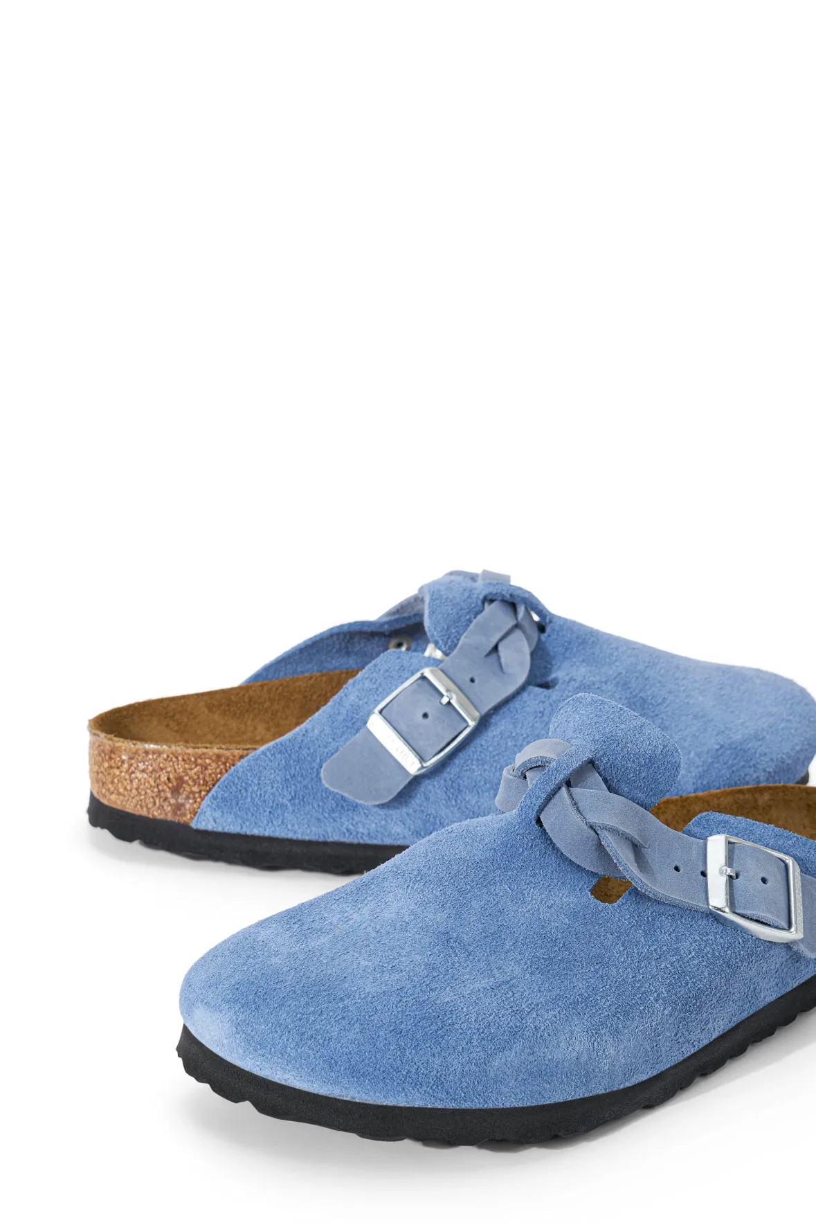 STAUD Spring Slides<BIRKENSTOCK BOSTON BRAID CLOG ELEMENTAL BLUE
