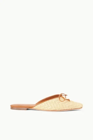 STAUD Mules & Flats<GINA MULE RAFFIA