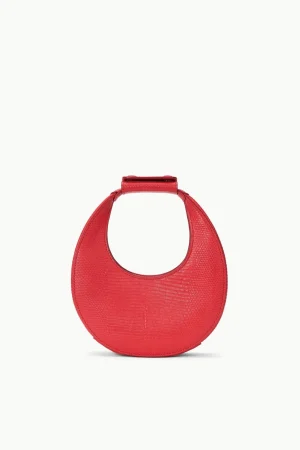 STAUD Crossbody | Moon<GOODNIGHT MOON BAG  RED ROSE