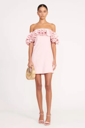 STAUD Dresses<KIARA DRESS  CHERRY BLOSSOM