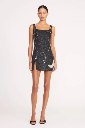 STAUD Dresses<LE SABLE DRESS  STARRY NIGHT