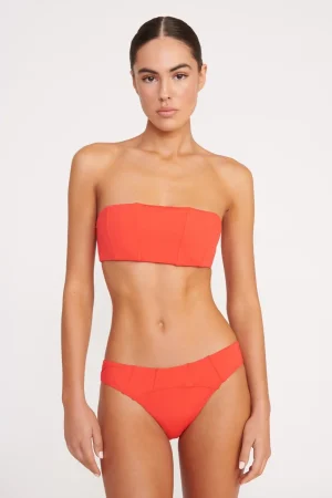 STAUD Bikinis<MALA BIKINI TOP RED ROSE