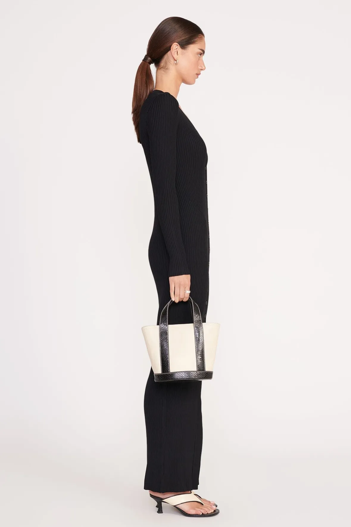 STAUD Allora | Totes<MINI ALLORA TOTE CREAM
