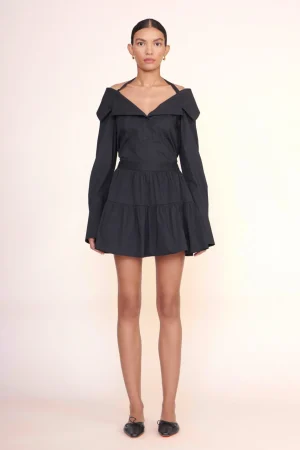 STAUD Poplin Shop<MINI SEA SKIRT  