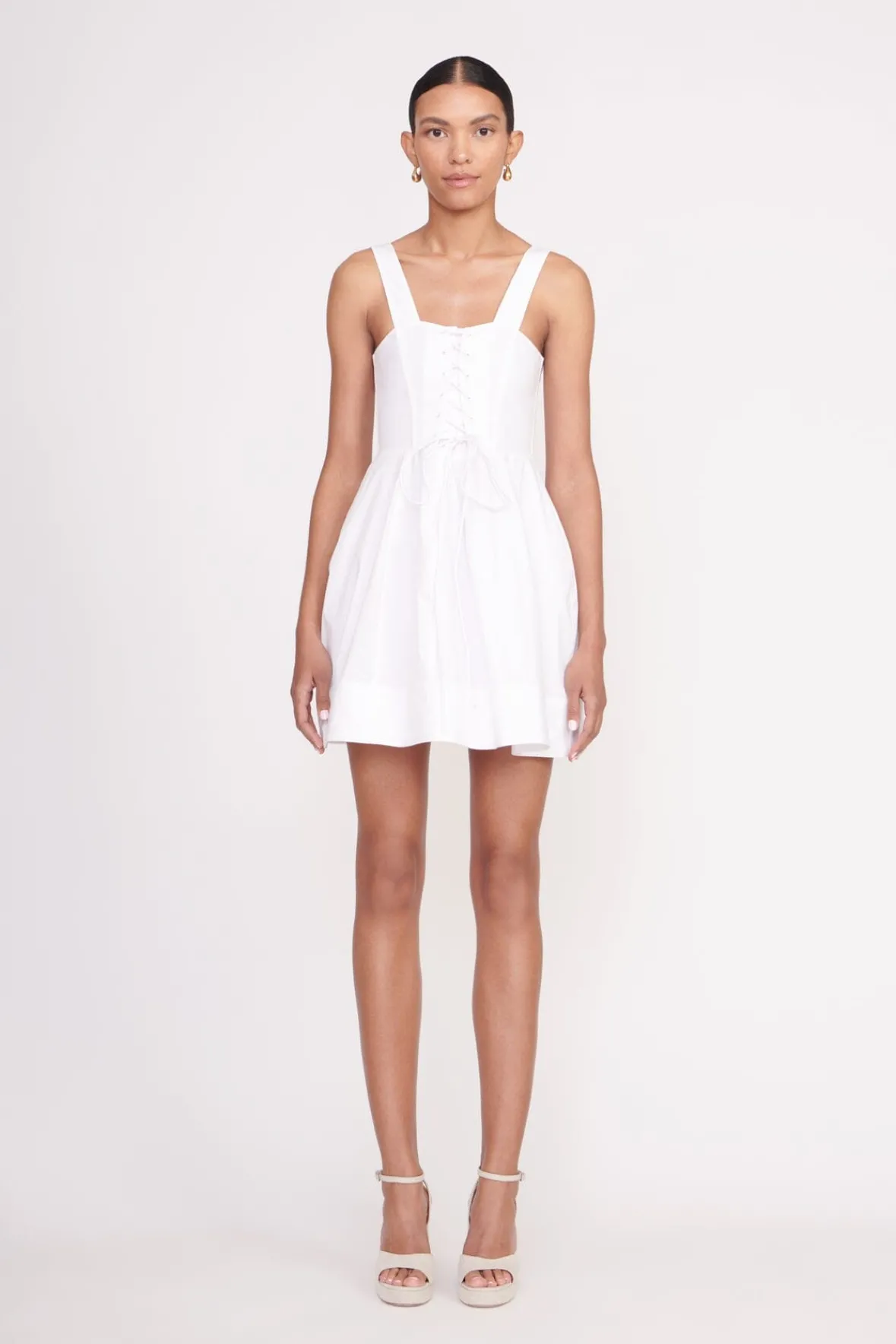 STAUD Poplin Shop<MINI SUTTON DRESS