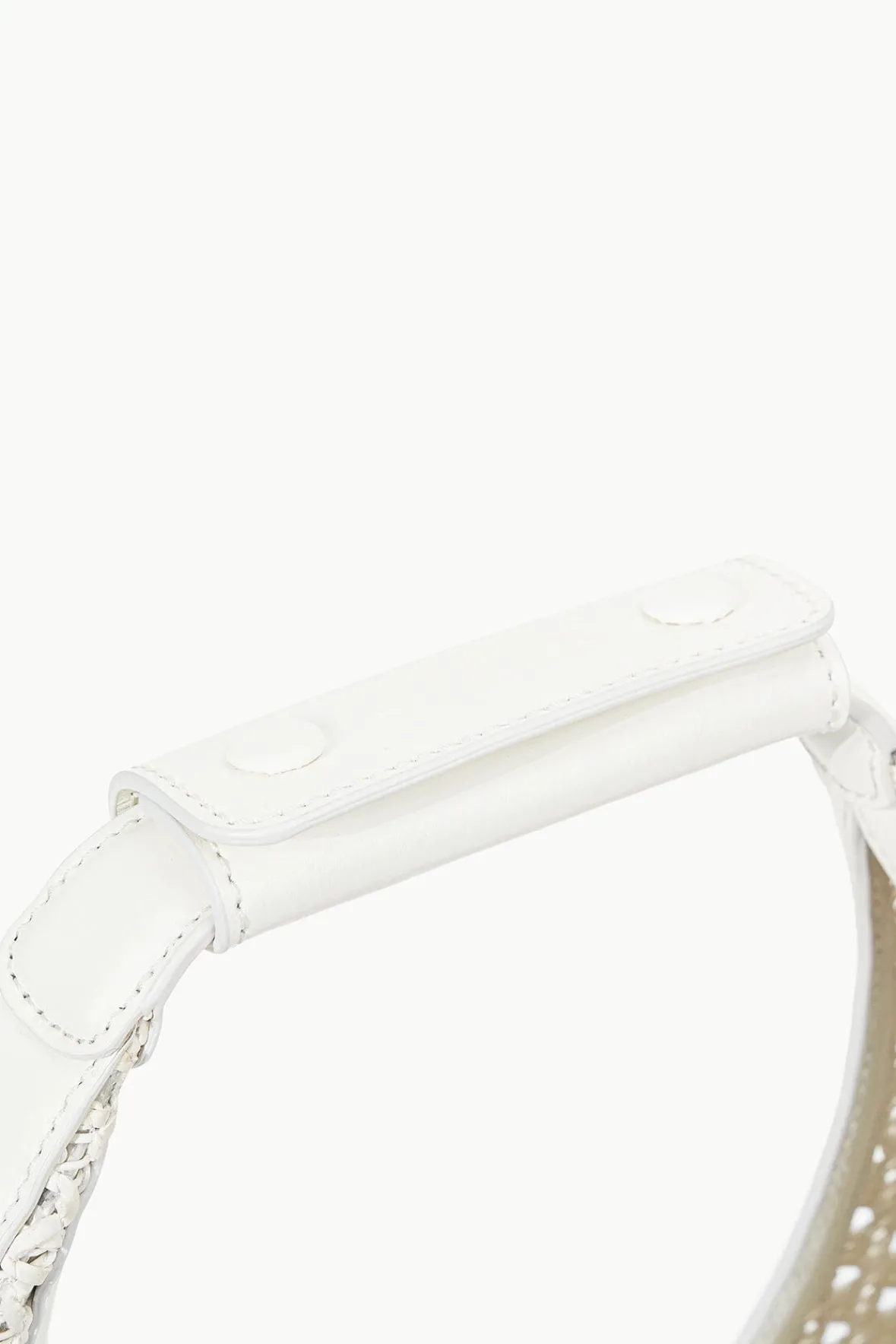 STAUD Moon | Shoulder<MOON WOVEN BAG