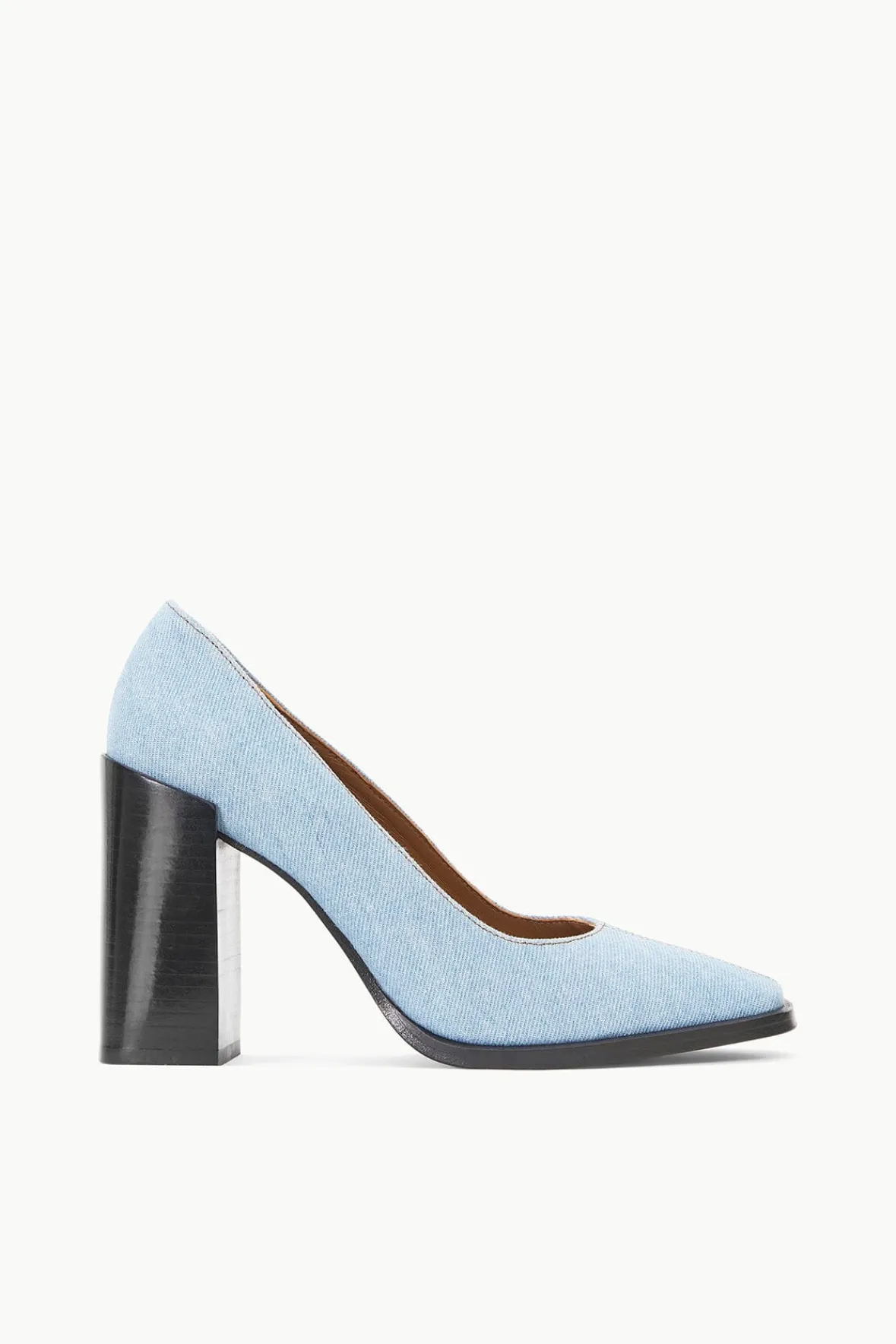 STAUD STAUD + Wrangler<PAZ PUMP DENIM BLUE