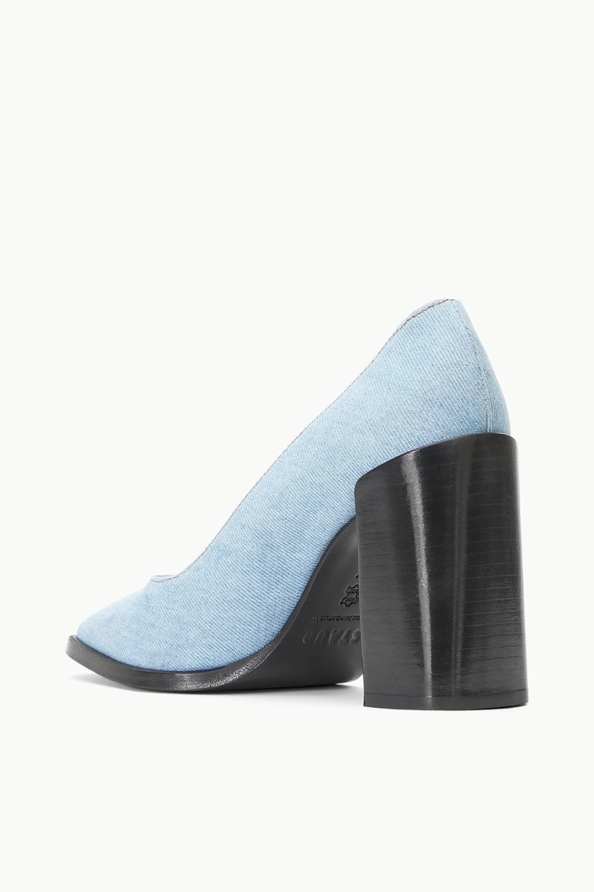 STAUD STAUD + Wrangler<PAZ PUMP DENIM BLUE