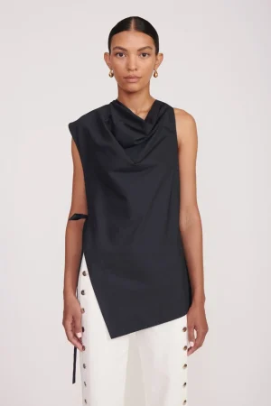 STAUD Poplin Shop<SAWYER TOP  