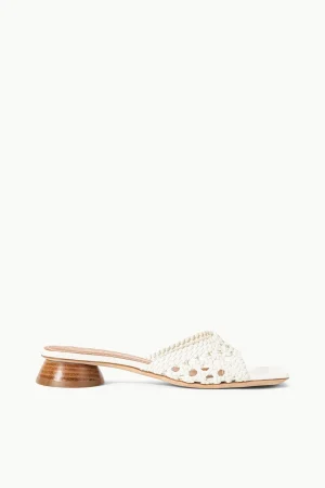 STAUD Spring Slides | Heels<SIMONE CROCHET HEEL  