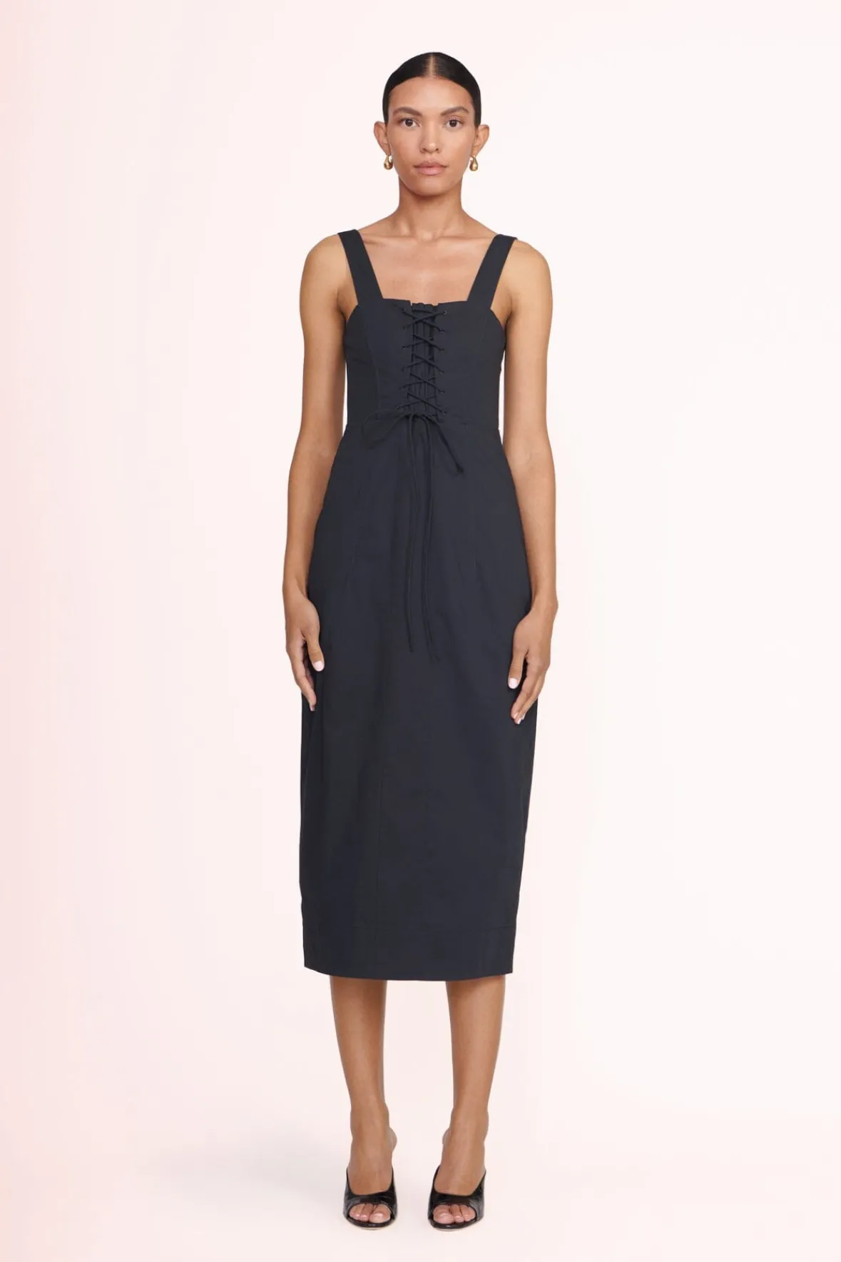 STAUD Poplin Shop<SUTTON DRESS