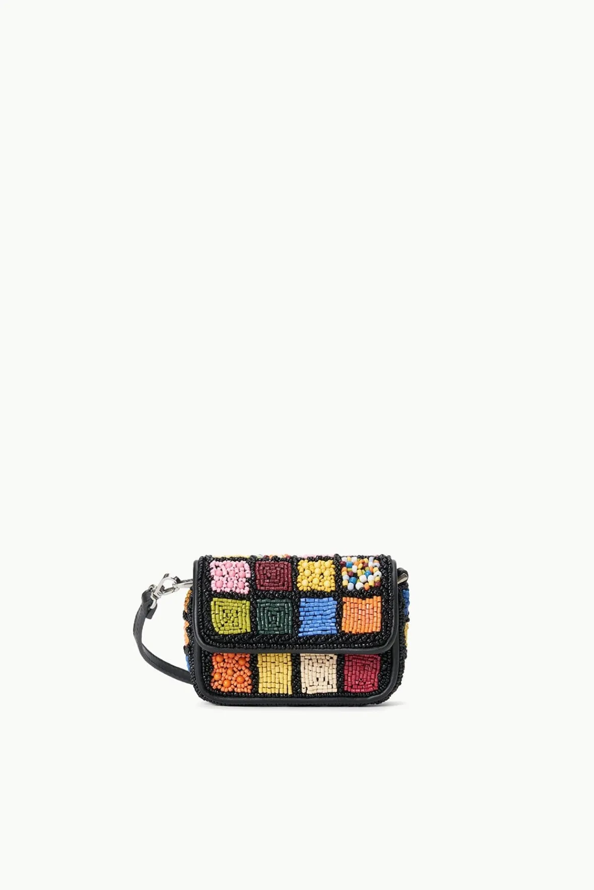STAUD Beaded | Tommy<TINY TOMMY BEADED CROSSBODY DANCE FLOOR