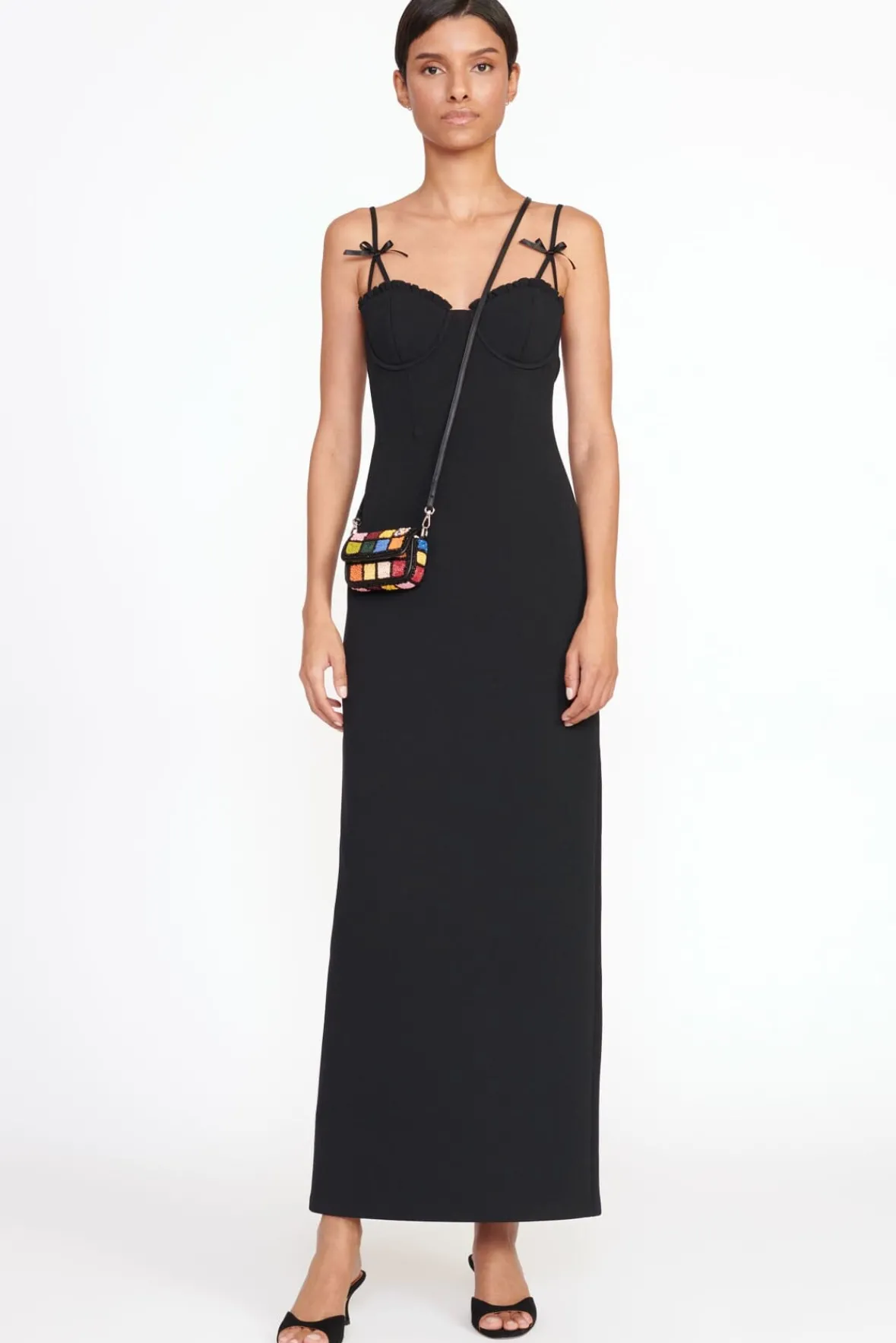 STAUD Beaded | Tommy<TINY TOMMY BEADED CROSSBODY DANCE FLOOR