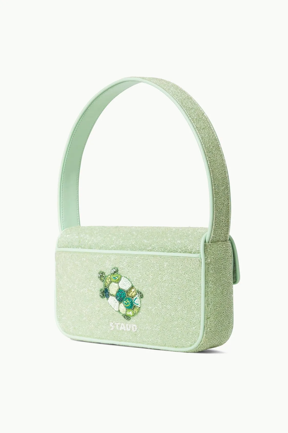 STAUD Beaded | Tommy<TOMMY BEADED BAG BABY TURTLE