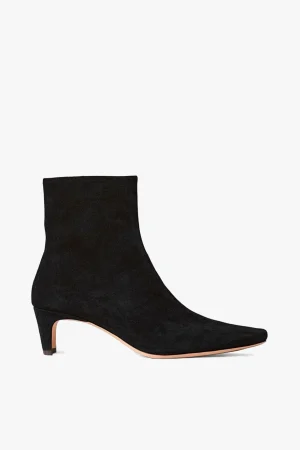 STAUD Boots | The Boot Shop<WALLY ANKLE BOOT  BLACK SUEDE