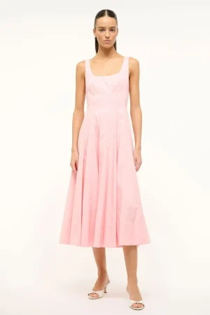 STAUD The Wells Dress | Dresses<WELLS DRESS PEARL PINK